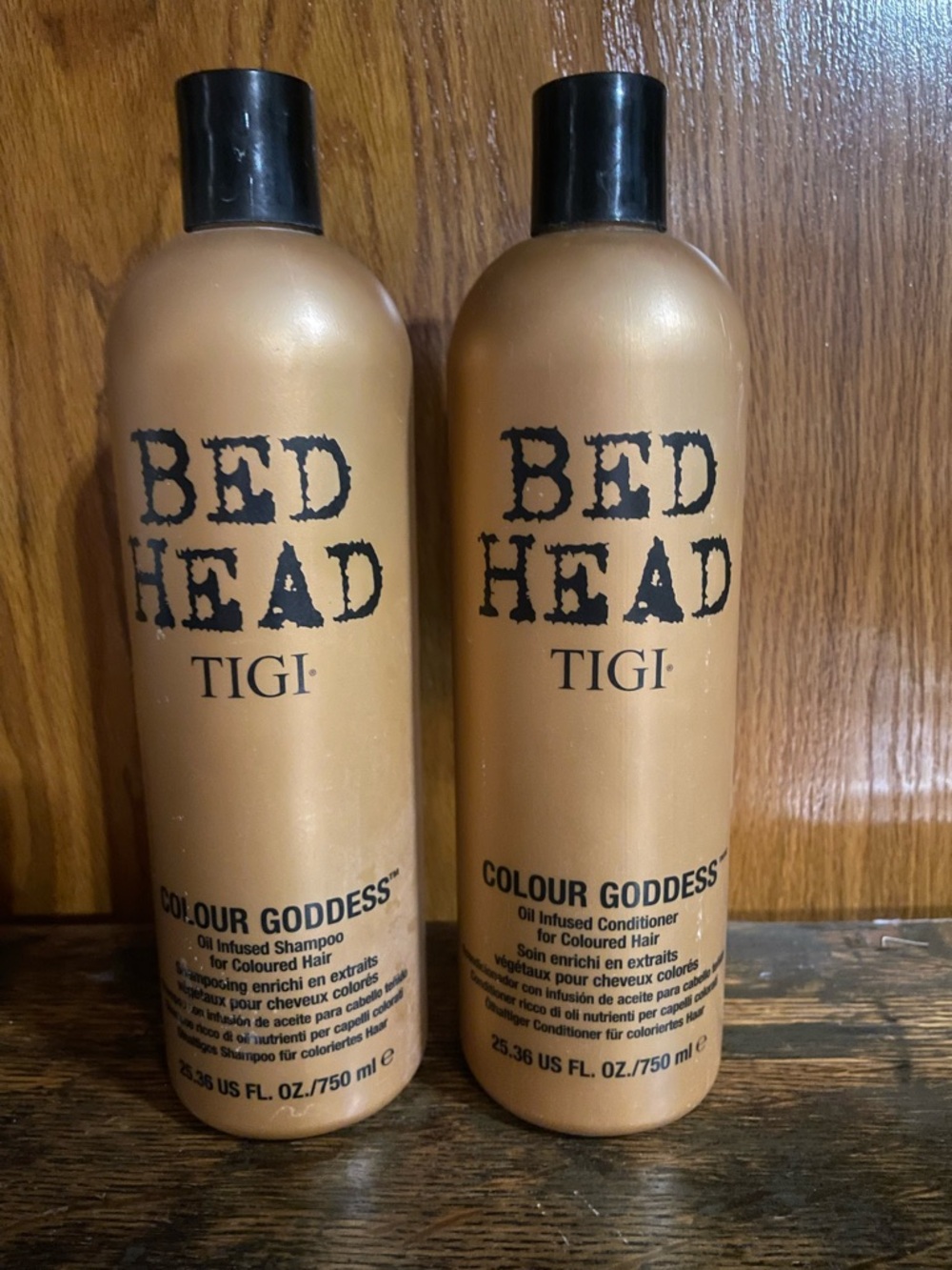 TIGI Bed Head Colour Goddess Gold Shampoo & Conditioner Duo